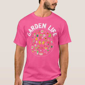 ガーデニングライフTシャツ おもしろガーデニングウェア ガーデナー Tシャツ