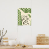 ガーデニングラブ感動的引用文ポスター ポスター (キッチン)