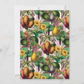 ガーデニングレディ60thバースデーパーティーレトロフローラ 招待状 (裏面)