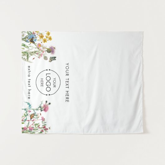 ガーデニングロポップ・アートのゴアップショップテーブルランナーの看板 タペストリー (正面(横))