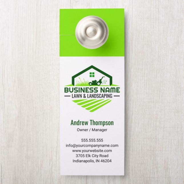 ガーデニングロ気にーン造園グリーングラス ドアノブサイン (ノブ)