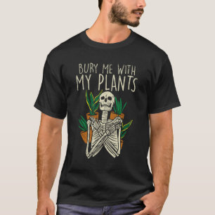 ガーデニング中毒の緑の指の農夫 Tシャツ