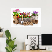 ガーデニング写真アート – SRF ポスター (ホームオフィス)