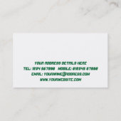 ガーデニング名刺 名刺 (裏面)