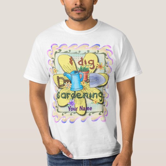 ガーデニング大好き Tシャツ (正面)