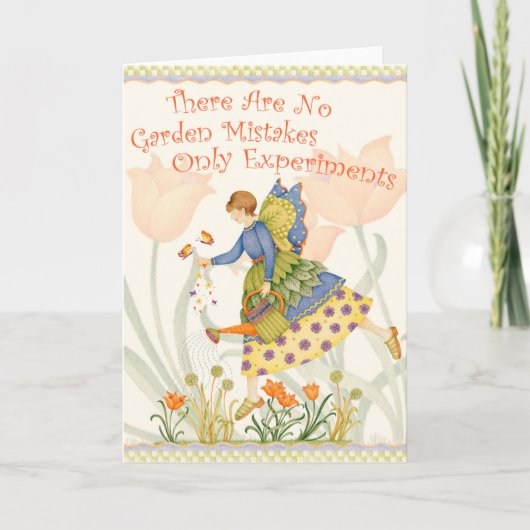 ガーデニング実験 – Greeting Card カード (正面)