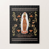 ガーデニング引用文フローラフォークアート ジグソーパズル (縦)