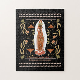 ガーデニング引用文フローラフォークアート ジグソーパズル