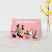 ガーデニング引退おめでとうカード カード (黄色い花)