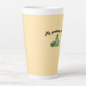 ガーデニング強迫観念 カフェラテマグ (正面)