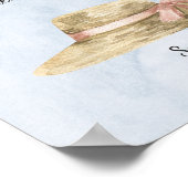 ガーデニング必須ひまわりガーデンのツール青 ポスター (角)