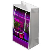 ガーデニング愛好家のデザインとパニーことわざ スモールペーパーバッグ (裏面アングル)