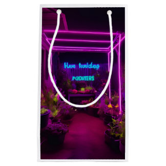 ガーデニング愛好家のデザインとパニーことわざ スモールペーパーバッグ