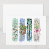 ガーデニング愛好家 招待状 (正面/裏面)