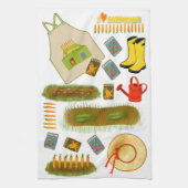 ガーデニング愛 キッチンタオル (縦)