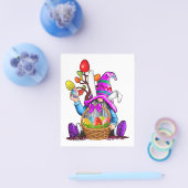 ガーデニング格言バニーエッグラブイースターデー チラシ (シングル)