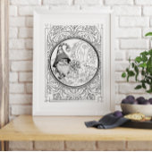 ガーデニング格言大人着色 ポスター