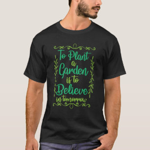 ガーデニング植木園趣味ガーデニングnu tシャツ