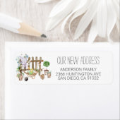 ガーデニング植栽ニュールーツ住所 シール (インサイチュ)