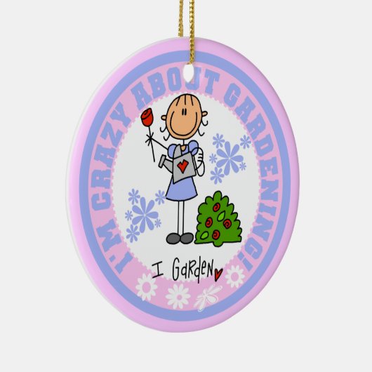 ガーデニング熱狂するについて セラミックオーナメント (右)