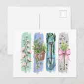 ガーデニング自然愛好家 ポストカード (正面/裏面)