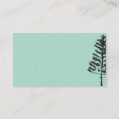 ガーデニング設備ツールアイコン |ツリー 名刺 (裏面)