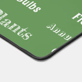 ガーデニング語パターングリーンモダンガーデンをテーマ デスクマット (コーナー)