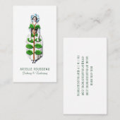 ガーデニング造園 |庭の乙女 名刺 (正面/裏面)