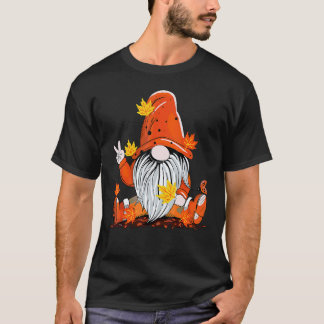 ガーデニング4\庭のノーム 平和 手に地図を持つ Tシャツ