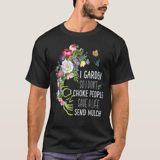ガーデニング4\庭仕事が趣味 ガーデニングが生きがい Tシャツ (正面)