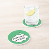 ガーデニング・グリーンの方が好きだ コースター (側面)