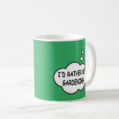 ガーデニング・グリーンの方が好きだ コーヒーマグカップ (正面右)