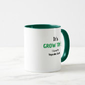 ガーデニング コーヒーマグ "It's Grow Time" マグカップ (正面右)