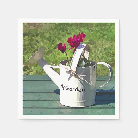 ガーデニング スタンダードカクテルナプキン (正面)