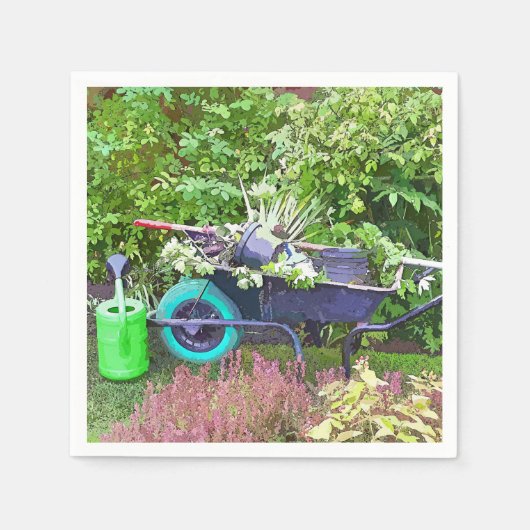 ガーデニング スタンダードカクテルナプキン (正面)