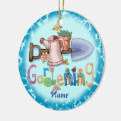 ガーデニング セラミックオーナメント (左)