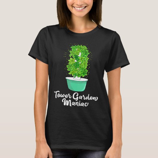 ガーデニング タワー ガーデニング マニア Tシャツ (正面)