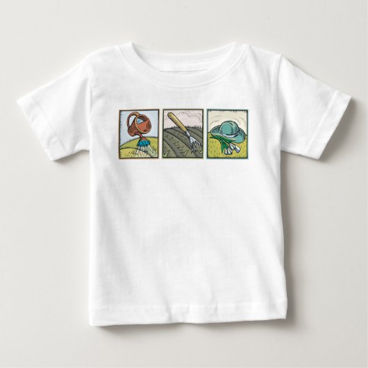 ガーデニング ベビーTシャツ (正面)