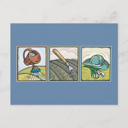 ガーデニング ポストカード (正面)