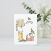 ガーデニング ポストカード (スタンド正面)