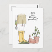 ガーデニング ポストカード (正面/裏面)