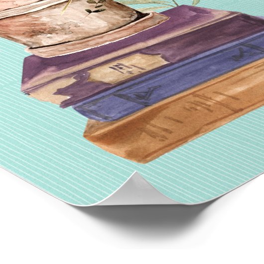 ガーデニング&ライブラリ引用文フローラガーデン ポスター (角)