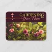 ガーデニング – 名刺 (正面)