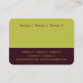 ガーデニング – 名刺 (裏面)