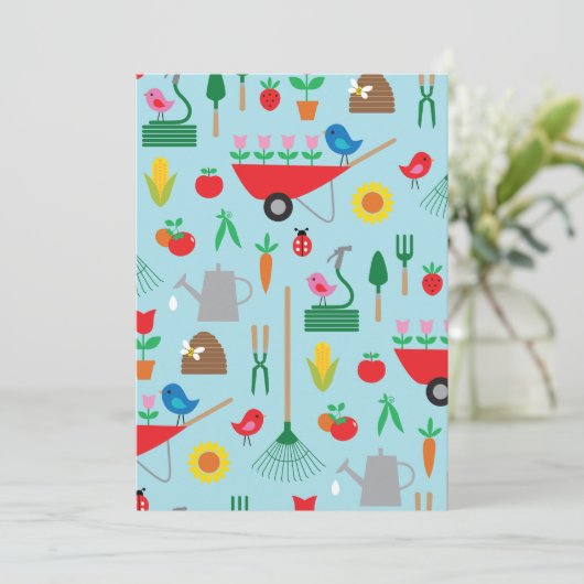 ガーデニング 招待状 (スタンド正面)