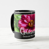 ガーデニング – 殺人は悪いおもしろいことわざ マグカップ (正面左)