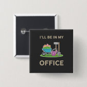 ガーデニング 缶バッジ (正面&裏面)