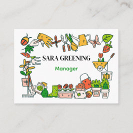 ガーデニング、造園、アウトドア、ガーデン、自然、 名刺