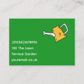 ガーデニング、造園、アウトドア、ガーデン、自然、 名刺 (裏面)