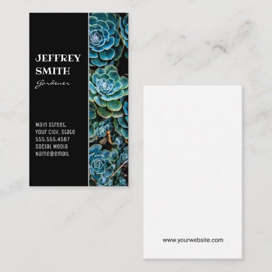 ガーデニング |造園 名刺 (正面/裏面)